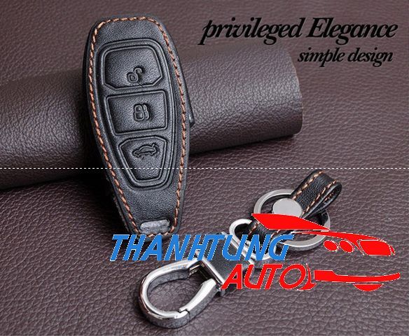 Bao da bọc chìa khóa cao cấp cho xe Ford Ecosport,thanhtungauto