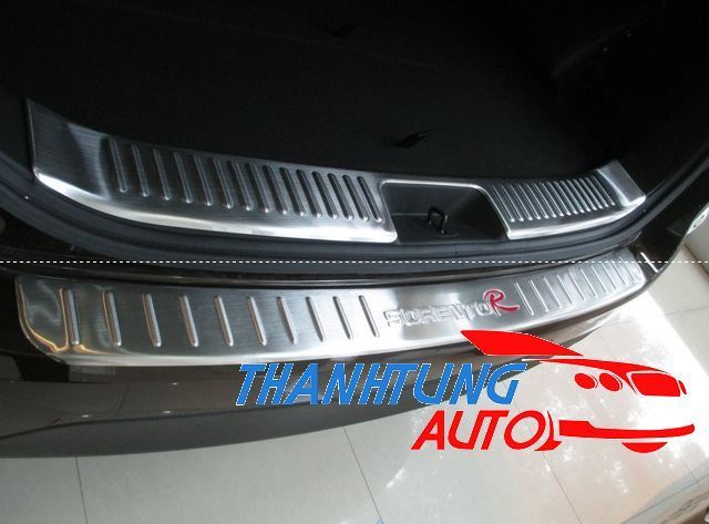 Nẹp chống xước cốp cho xe Kia Sorento 2014, Ốp chống xước cốp phía trong cho xe