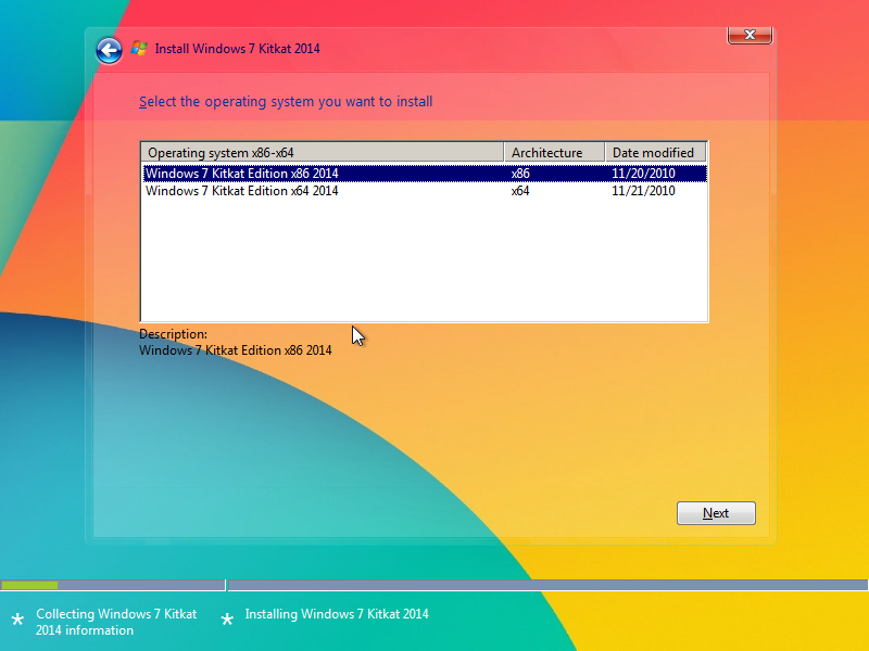 تحميل ويندوز 7 كيت كات الجديدة Windows 7 Professional x86/x64 KitKat Edition كاملة
